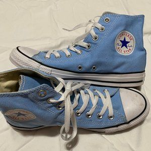 Converse Light Blue High Tops